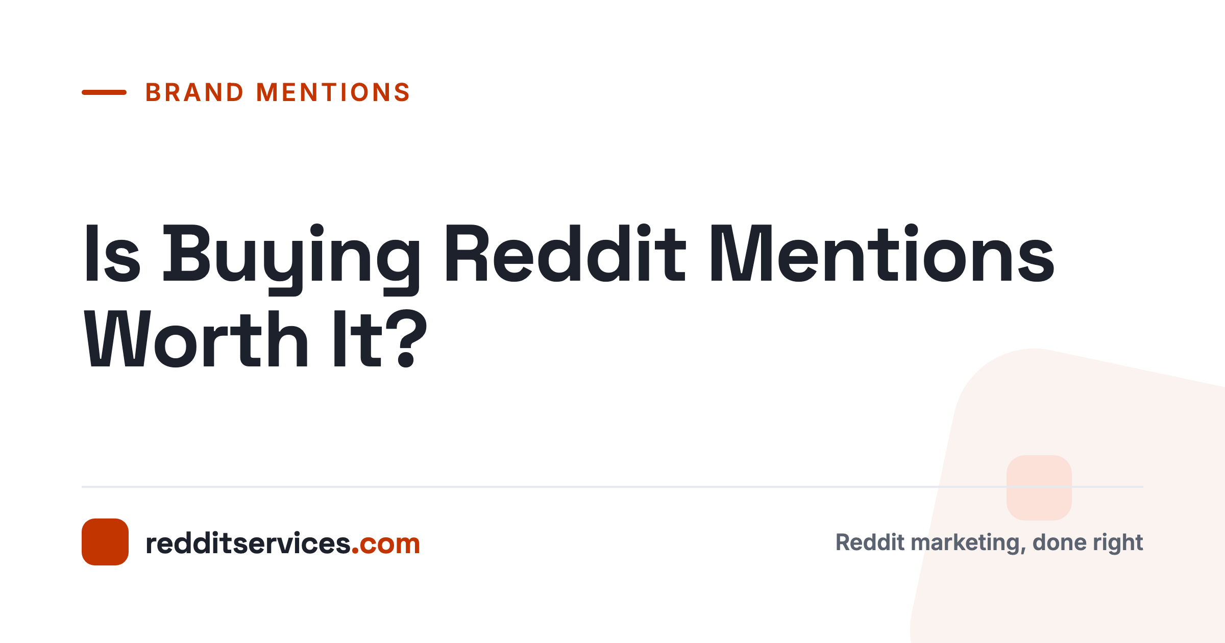 Is Buying Reddit Mentions Worth It?